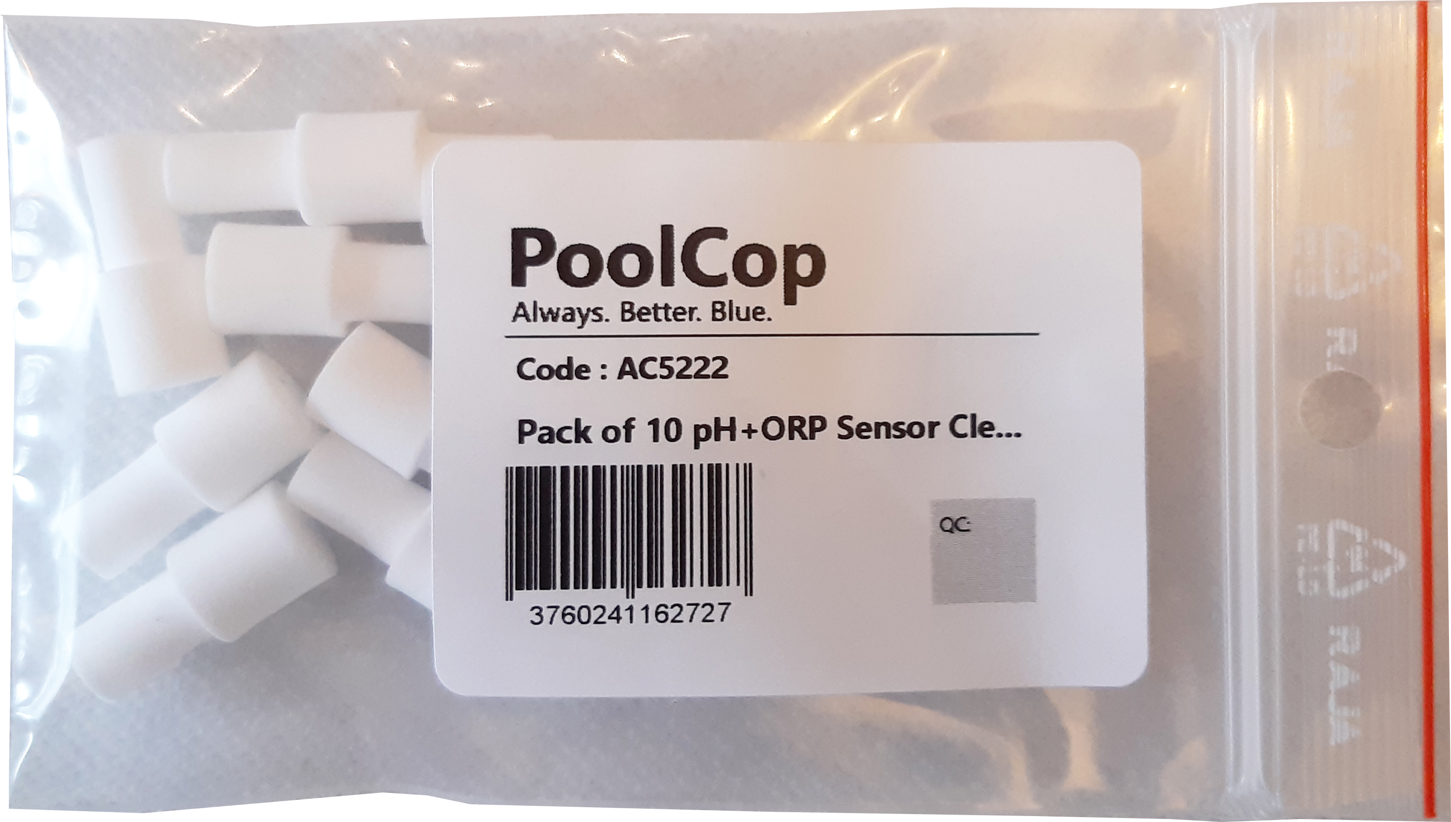 Kit de nettoyage de capteurs PoolCop pH+ORP (10 pièces)