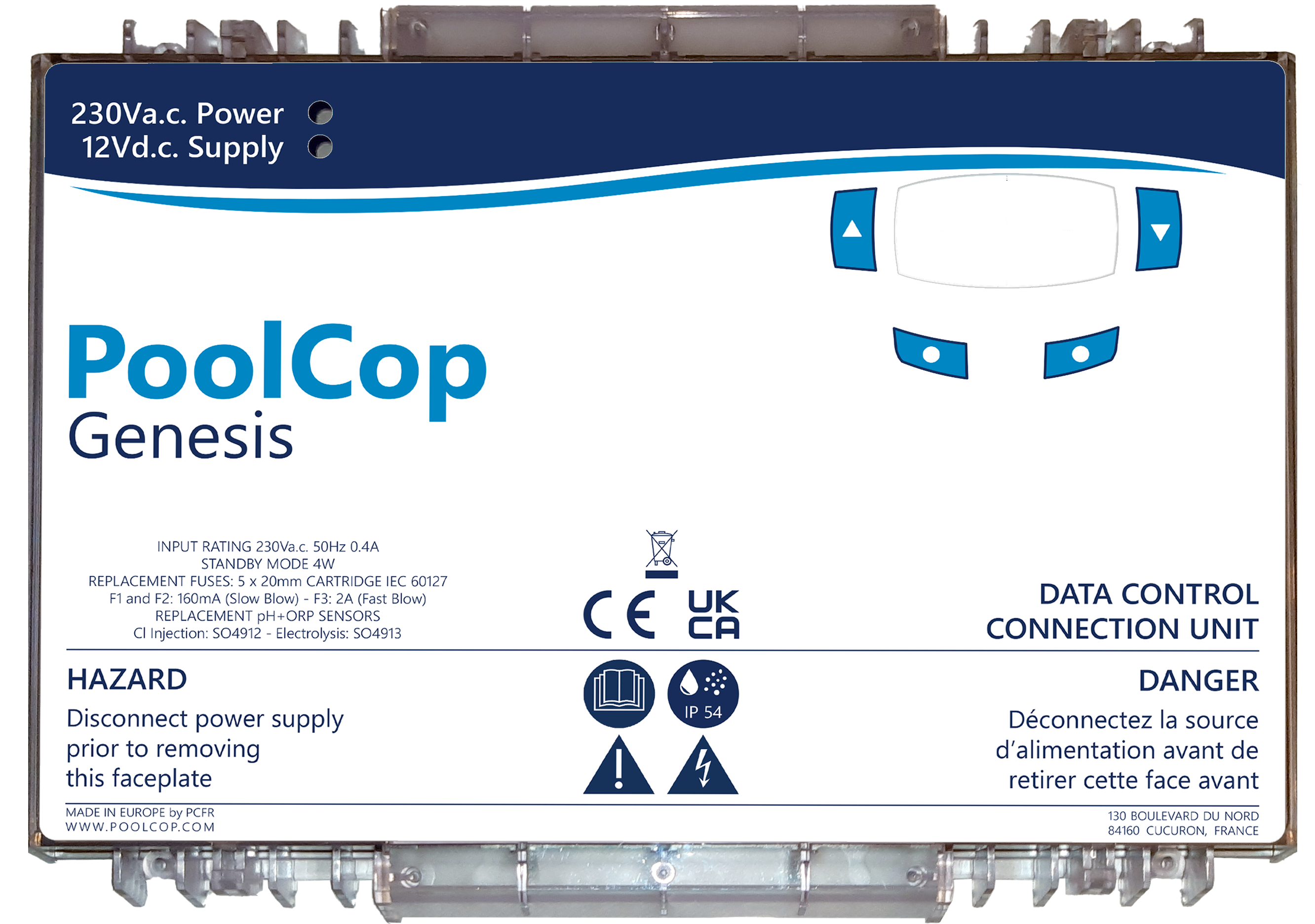 Façade PoolCop DCCU Genesis